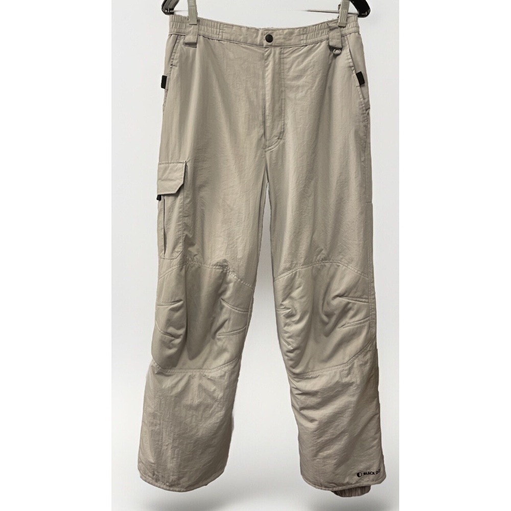 Black Dot‎ Men's Size Medium Gray Waterproof Snow Pants Hiking Camping Fishing